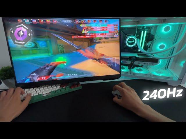 What 240Hz feels like (Valorant POV)