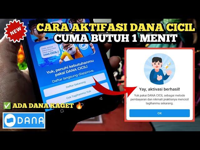 Cara Aktifkan Dana Paylater Supaya Bisa Pinjam Uang di Dana | Cuma 1 Menit Berhasil