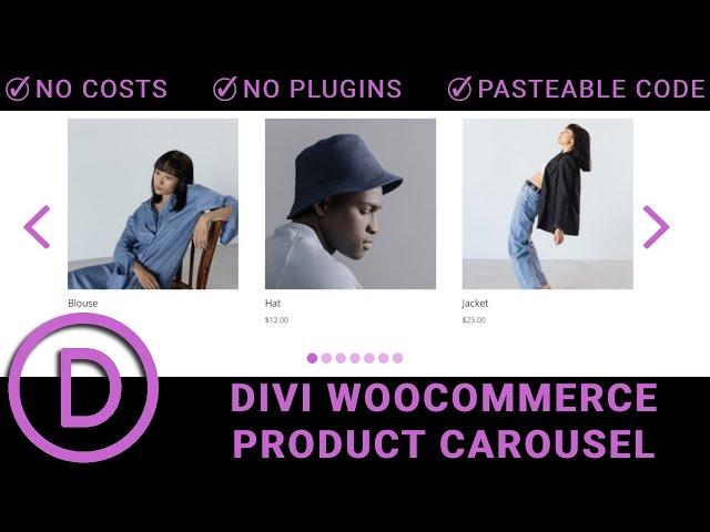 Easy DIVI Woocommerce Product Carousel Tutorial | No Plugins Needed