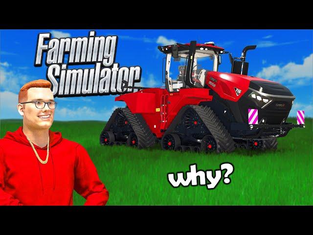 Farming Simulator is a WEIRD game...