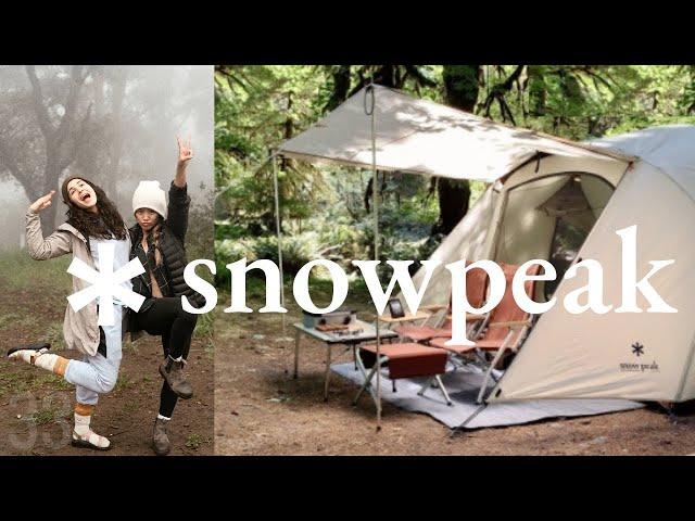 Snow Peak Alpha Breeze tent | Camping in the Clouds | Harrison Serenity Ranch || MOERACOLEEN