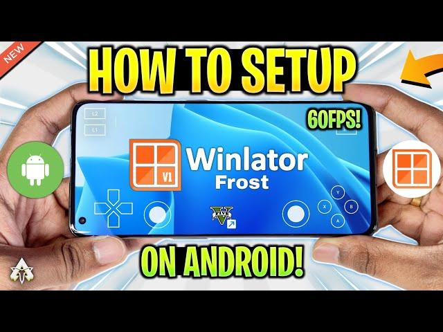 NEW  WINLATOR FROST V1 - SETUP/SETTINGS/GAMEPLAY | BEST WINDOWS EMULATOR ANDROID