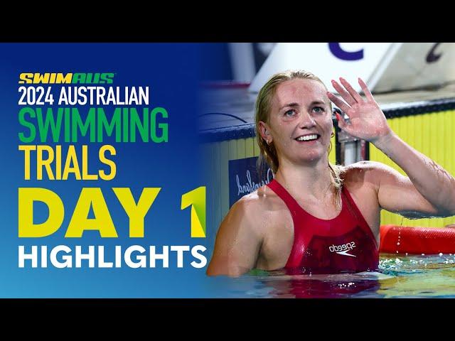 Australian Swimming Trials - Night 1 Highlights | Wide World of Sports