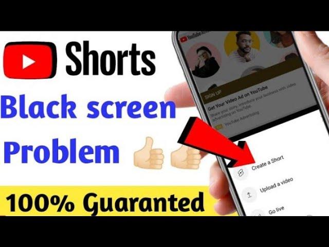 Youtube Shorts Black Screen Problems /Issue | Youtube Short Beta |Complet Youtube channel Guideline