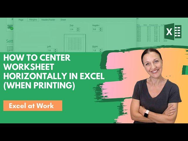 How to Center Worksheet Horizontally and Vertically in Excel (Print Centered on Page Excel)