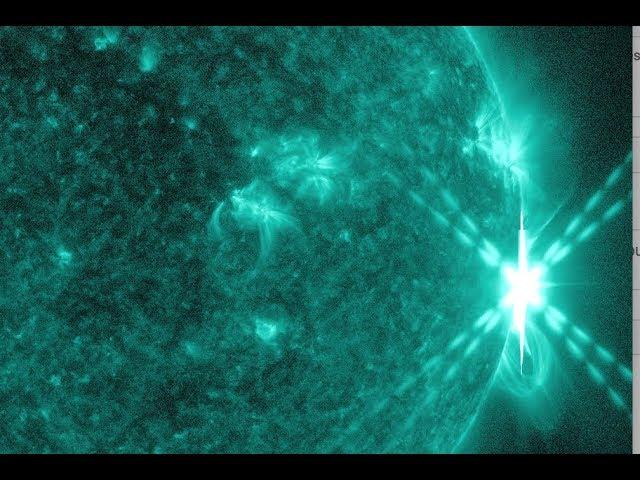 4K Video of September Solar Flares