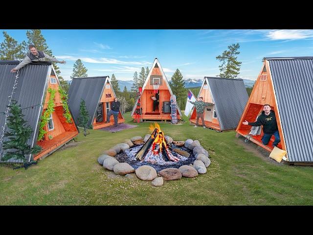 Overnight in Micro A-Frame Village!