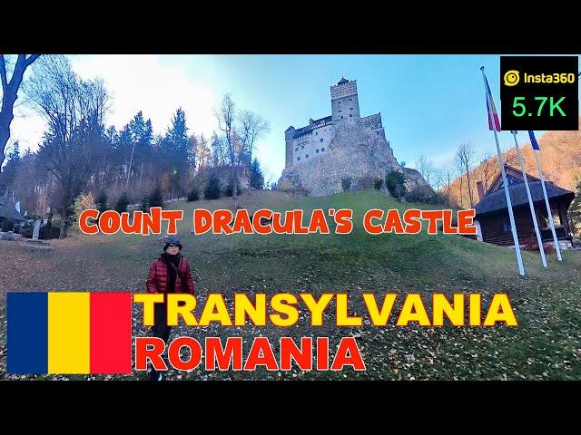 INSIDE-OUT DRACULA CASTLE #transylvania #dracula #insta360 #viralvideo