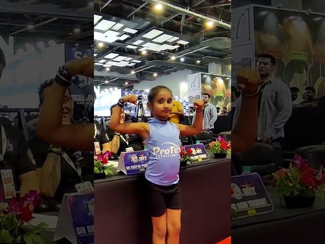 child bodybuilder Ihff sheru classic bodybuilding Pragati maidan New Delhi #ihff2023