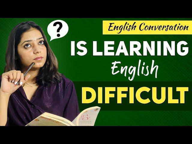  Is  Learning English Difficult ? Daily English Conversation | #english