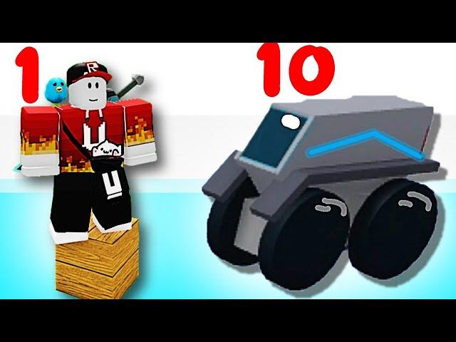 BUILDINGS IN 1- 5 and 10 MINUTES in Build a boat Roblox