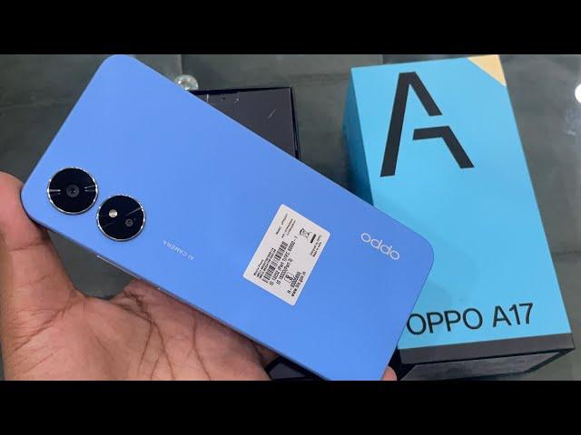 Oppo A17 Lake Blue Unboxing, First Look & Review | Oppo A17 Price, Specifications & Many More