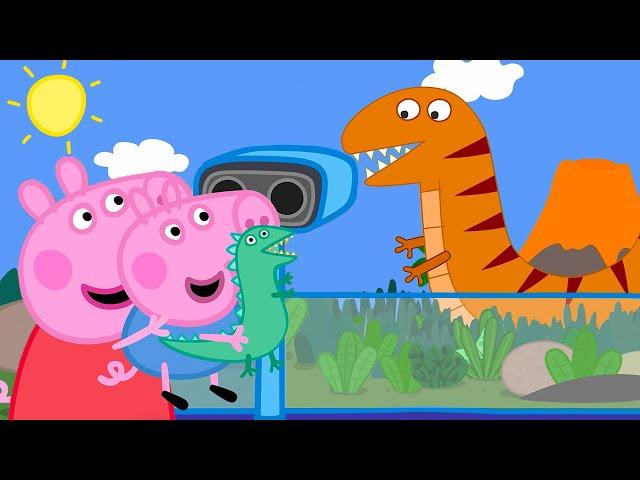 A Day At Dino World!  | Peppa Pig Tales Full Episodes