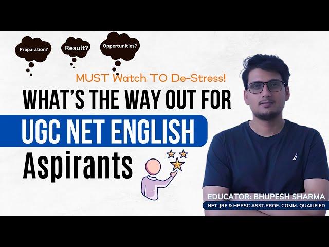 The Winning Formula for UGC NET English Aspirants | Bhupesh Sharma