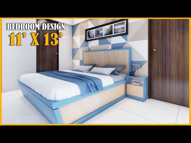 Bedroom Interior 11 x 13 feet Walkthrough #bedroomdesign #interiordesign #bedroom #bedroomdecor