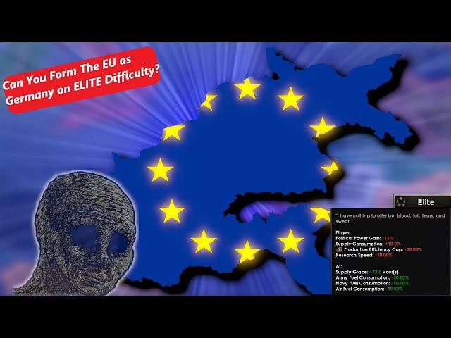 Can You Form the EU on The HARDEST DIFFICULTY ? | Hearts of Iron IV