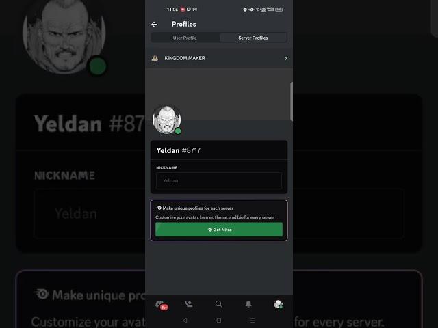 How to change nickname on specific discord server - Android