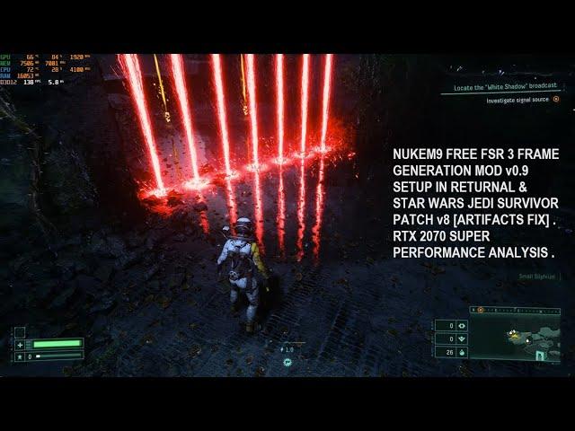 Free FSR 3 Frame Generation Mod Setup in Returnal & Star Wars Jedi Survivor Patch v8 [Artifacts Fix]