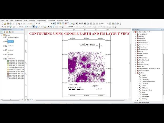 Extracting Elevation data from Google Earth| contouring using google earth image||