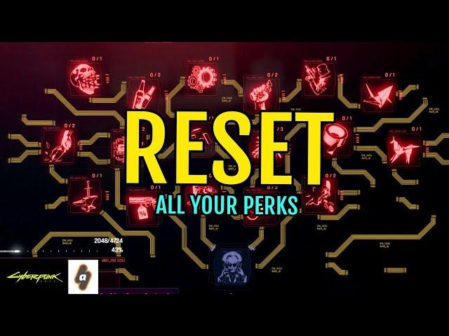 How to RESET all your PERK POINTS in Cyberpunk 2077 (Tabula E Rasa item)
