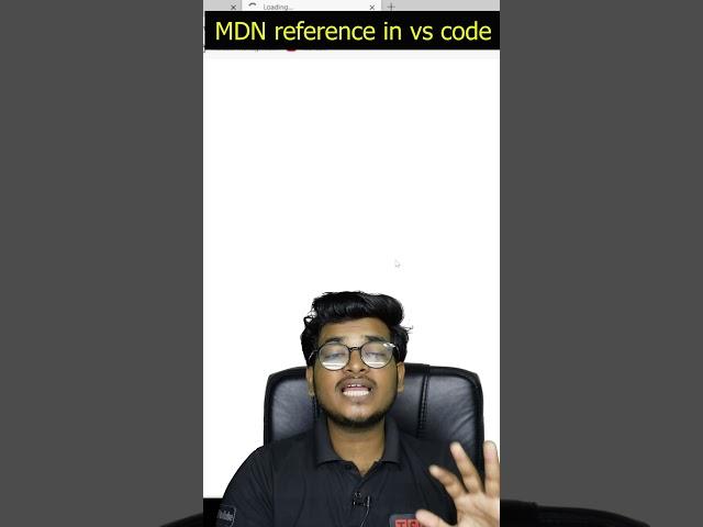 what is MDN reference in vs code | vs code | visual studio code | Deepak sir