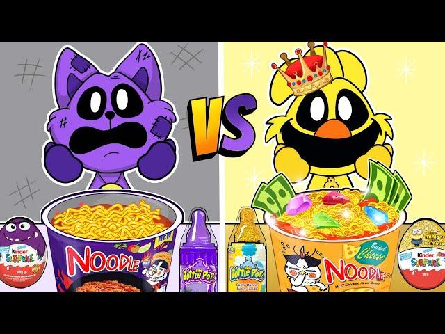 RICH FOOD VS POOR FOOD CHALLENGE with Catnap vs KickinChicken | POPPY PLAYTIME CHAPTER 3 | ASMR