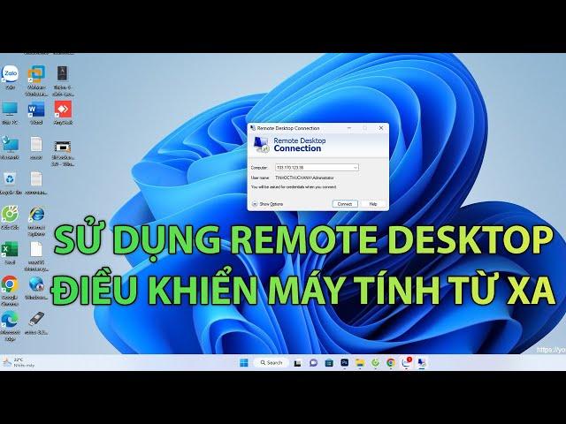Sử dụng Remote Desktop Connection điều khiển máy tính từ xa Windows Server