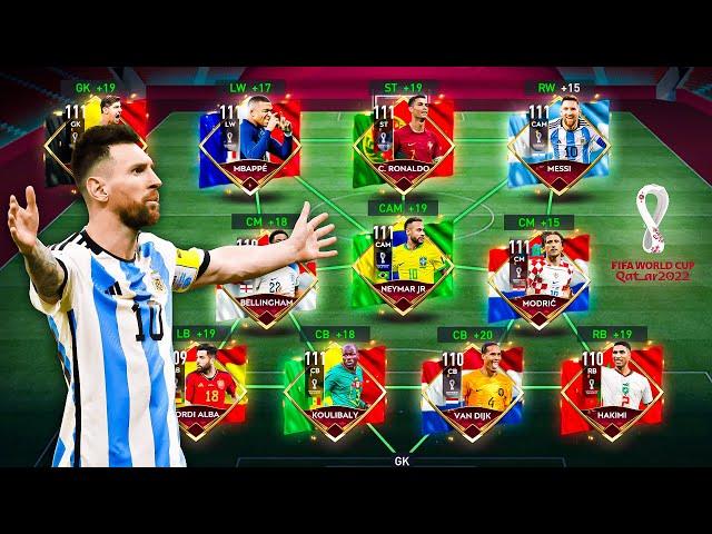 I Built Besttt Special FIFA World Cup Qatar 2022 Event Squad - FIFA Mobile 23