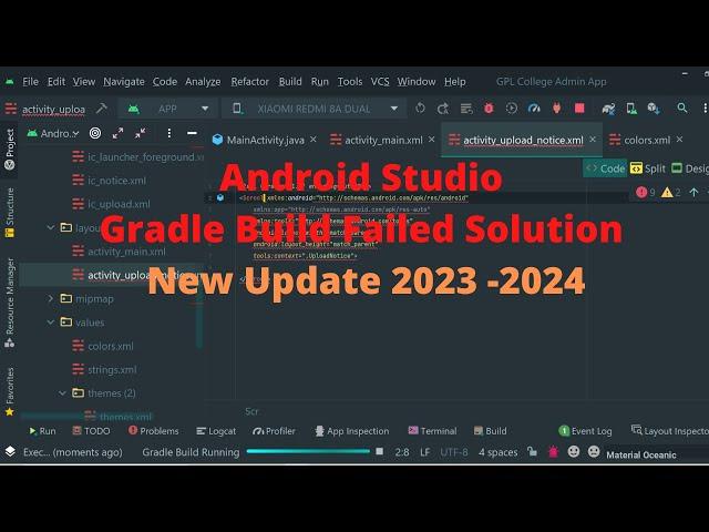 Android Studio Gradle  Build Failed Solution New Update 2023 -2024