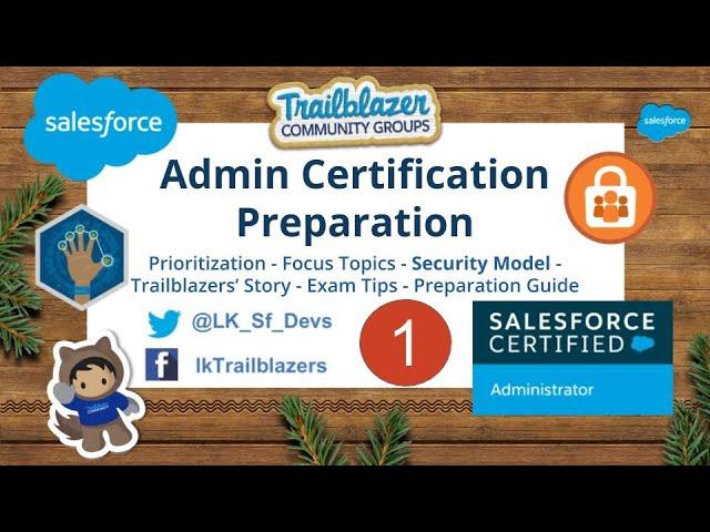 Salesforce Admin Certification Preparation - Security Model - Focus Topics - Trailblazers' Story