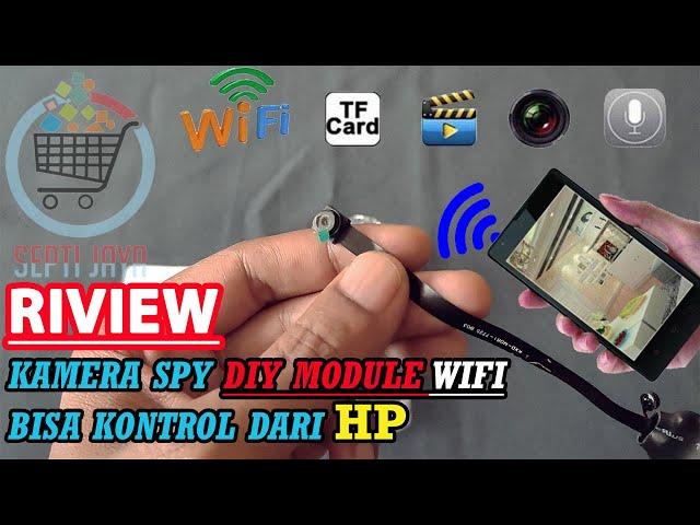 Merekam Video dan Foto dengan Kamera Sekecil ini!! Review Tutorial Kamera DIY Modul WiFi