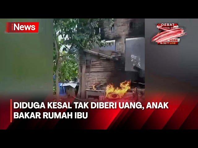 Diduga Kesal Tak Diberi Uang Beli Narkoba, Anak di Deli Serdang Bakar Rumah Ibu