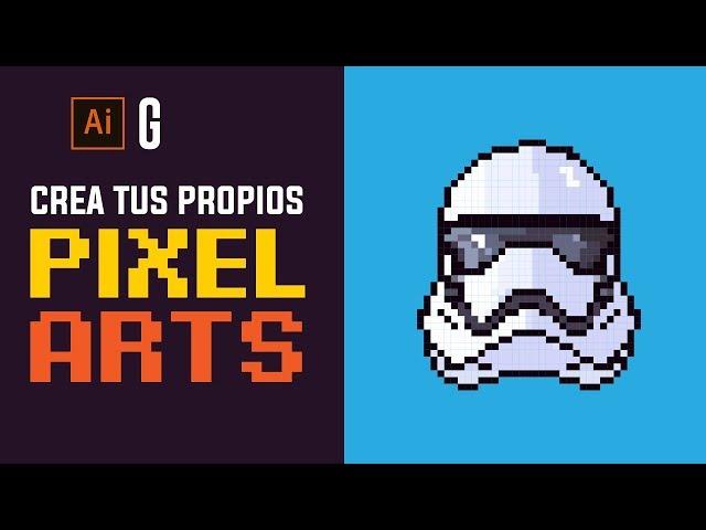 Illustrator Tutorial | Crea tus Propios Pixel Arts | How to Create Pixel Arts