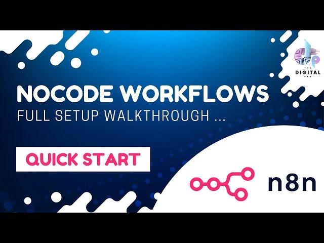 #n8n Up and Running - setup this powerful #nocode Workflow Automation Tool