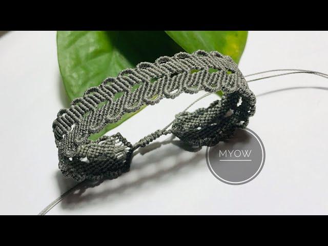 MACRAME LEAVES BRACELET- MYOW 443