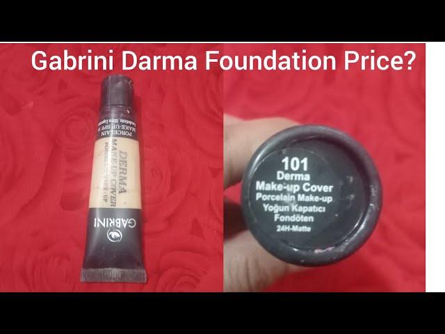 Gabrini Derma Matte Foundation Price || Gabrini Foundation Shade 101 Full Review || Pari Ahmad