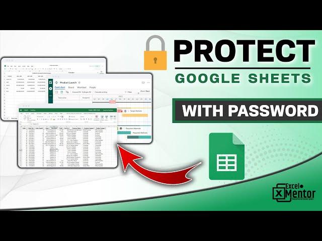 how to protect google sheet with password in hindi | google sheets