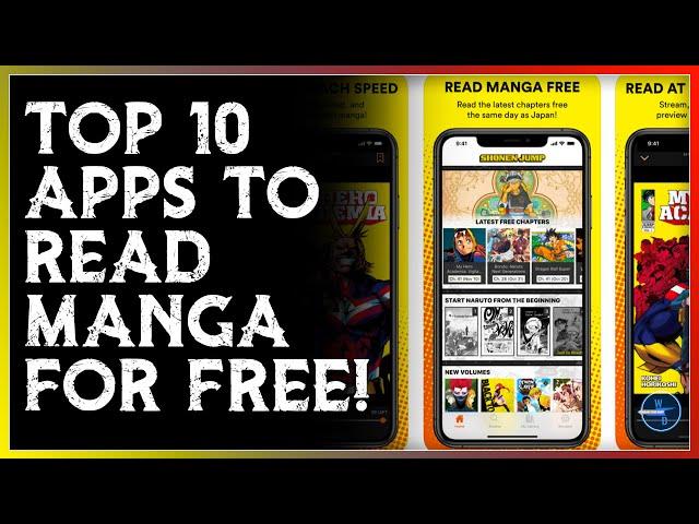 Top 10 Best Manga Reader Apps For Both IOS & Android - Where To Read Manga for FREE and Legally?