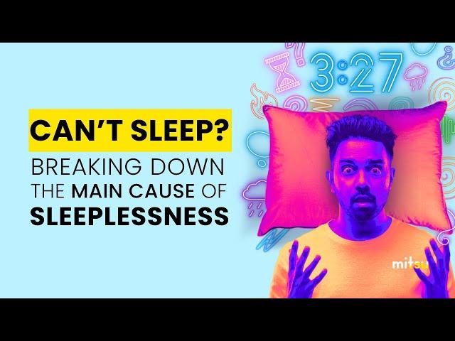 Can’t Sleep? The Main Cause of Sleeplessness (Stress!) Might Be Why | #stress #insomnia  #explainer