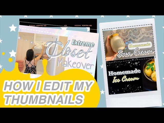 How I edit my thumbnails (using PhotoGrid) | withJoshvy