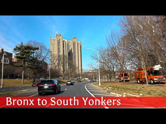 Driving to South Yonkers from the Bronx - Mosholu Parkway to Saw Mill Parkway