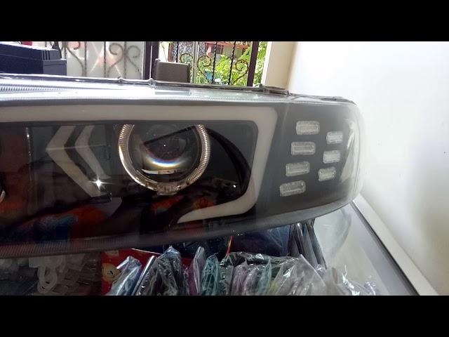 Mobil Timor modif headlamp. Proji Mazda2 + running sein (Wanto Autolights)