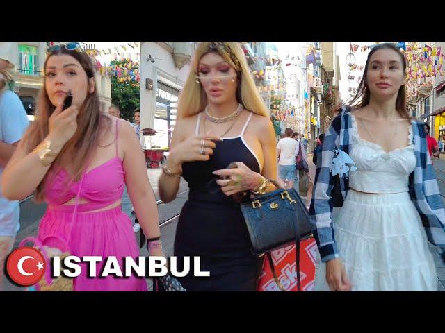  Istanbul Istiklal Street Day Walk Turkey | 2024