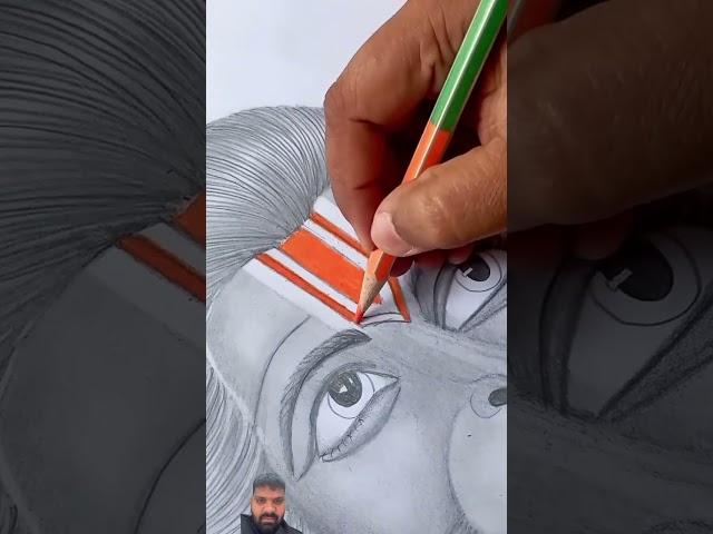 Beautiful drawing HANUMAN JI #hanuman #drawing #shortvideo