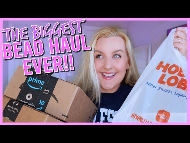 BIGGEST BEAD HAUL (JEWELRY MAKING SUPPLIES)...Clay beads, Gummy Bears, & MORE || KellyPrepsterStudio