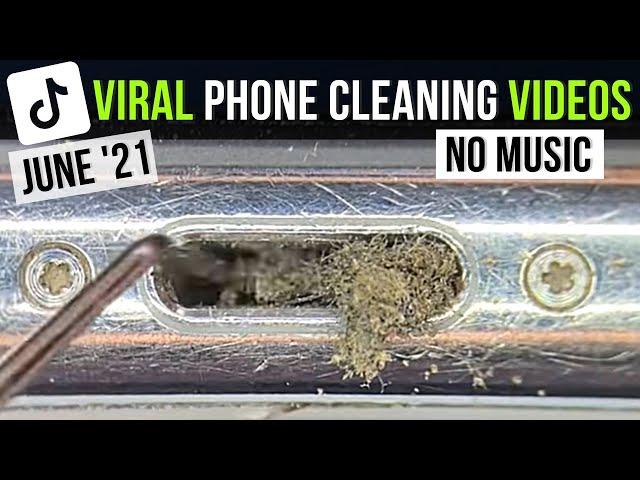 Best of June ’21 Viral TikTok phone cleaning videos compilation from Phone Fix Craft (no music).