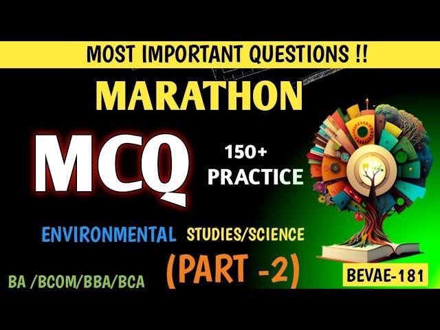 Environmental Science/Studies MCQ, BEVAE -181, previous year papers, important questions#bcom#bba#ba