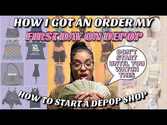 How To Start A Depop Shop (FOR BEGINNERS) the formula to sales & followers