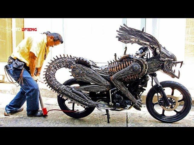 Super Absurb! 10 Modifikasi Motor Paling Ekstrim Di Dunia