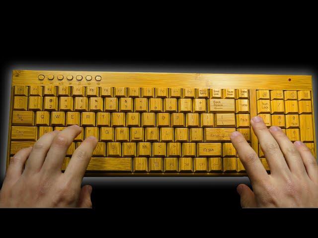 ASMR, typing on keyboards that sound utterly heavenly (no talking)